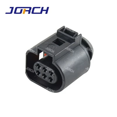 6 Pin Way Auto Temp Sensor Plug Wajer Elettriku li ma jgħaddix ilma minnu 1.5 Konnettur Femminil għal Karozza tat-Trakk 1J0973713